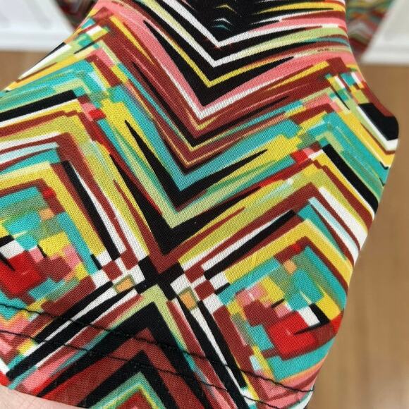 Mlle Gabrielle Women Strapless Maxi Dress Summer Vacation Boho Beachy Size Large - Picture 4 of 7